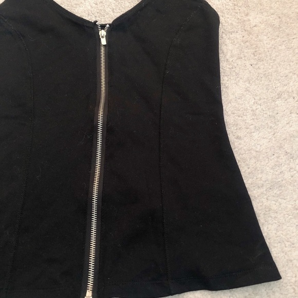 Black Eclipse Zipper Cami - Picture 4 of 5